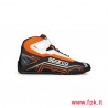 STIVALETTO SPARCO K-RUN NERO/ARANCIO FLUO