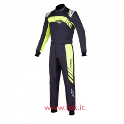 Tuta kart Alpinestars KMX-9 V2 Graphic 3 Nero/Giallo fluo