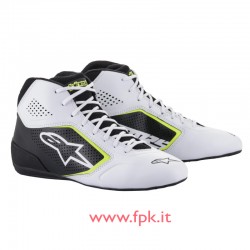 Alpinestars SCARPE TECH-1 K START V2 bianca/nera/giallo fluo