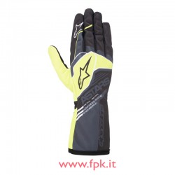 Guanto Alpinestars TECH-1 K RACE V2 CORPORATE GLOVES Giallo Fluo