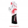 Guanto alpinestars TECH-1 KX V4 GLOVES BLACK WHITE RED