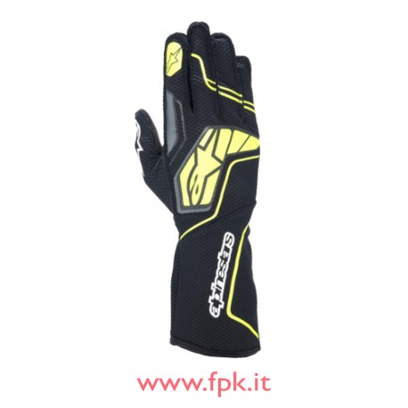 Guanto alpinestars TECH-1 KX V4 GLOVES GRAY BLACK YELLOW FLUO