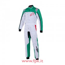 Tuta Alpinestars KMX-9 V3 SUIT bianca/verde