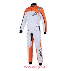 Tuta Alpinestars KMX-9 V3 SUIT bianca/Orange